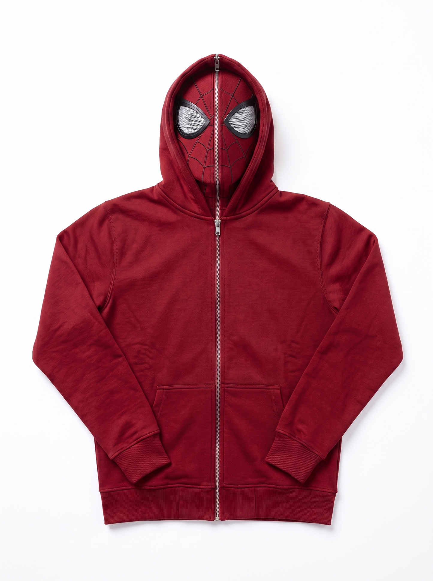 Masked Zip-Up Hoodie