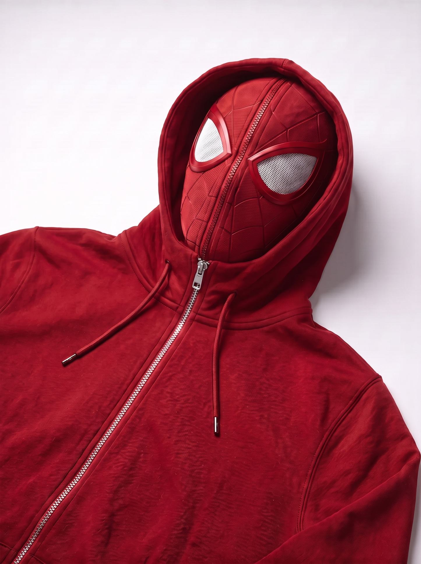 Masked Zip-Up Hoodie